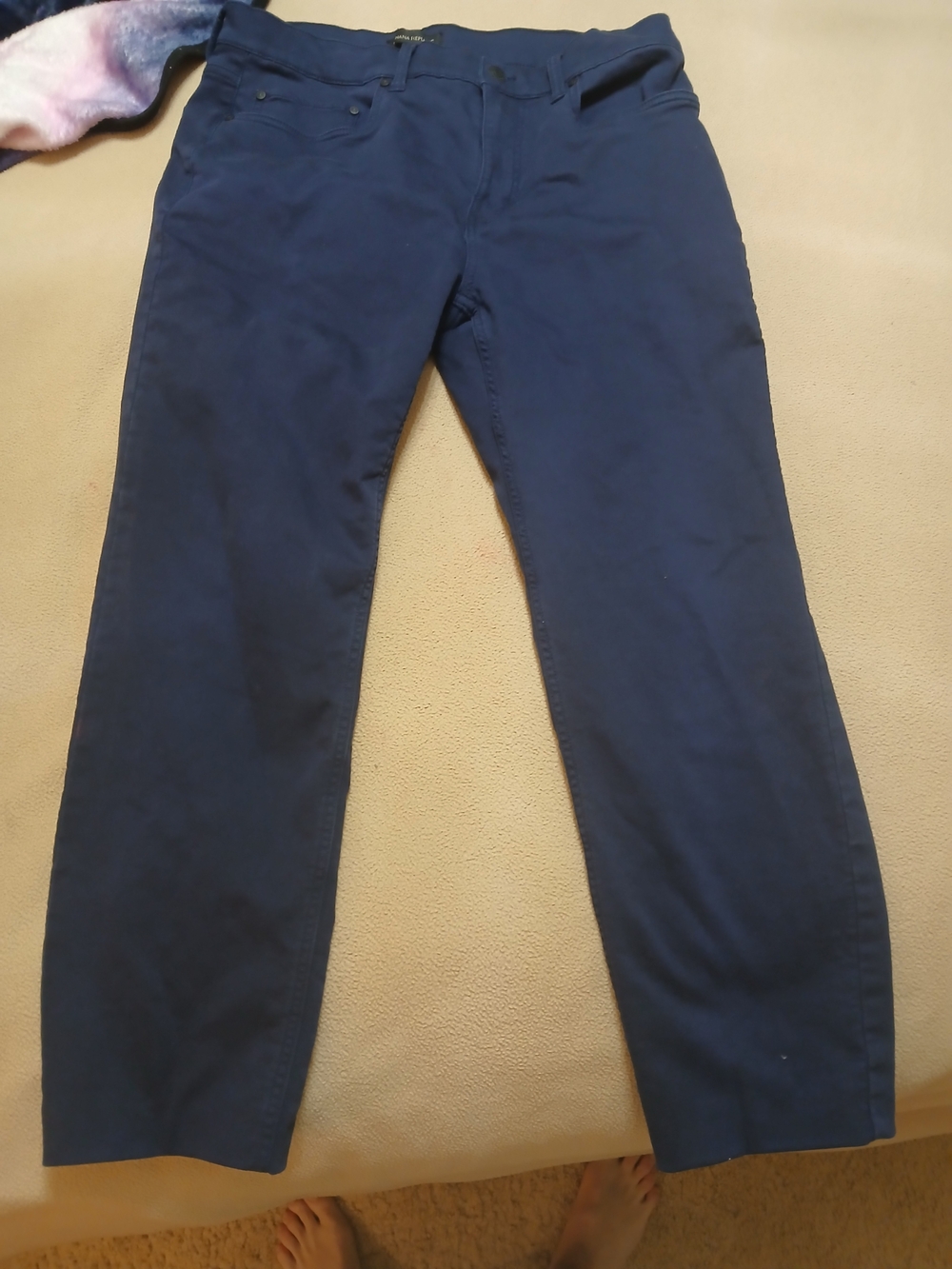 Banana Republic Men's Navy Chinos